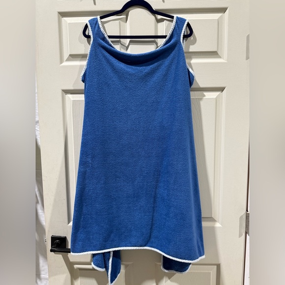 Blue women’s towel wrap - Picture 6 of 7